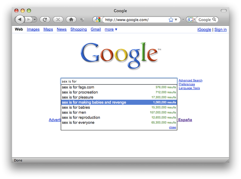 Illustration for article titled Google Proves Humanity Is Sick and Sad, Yet Absolutely Hilarious
